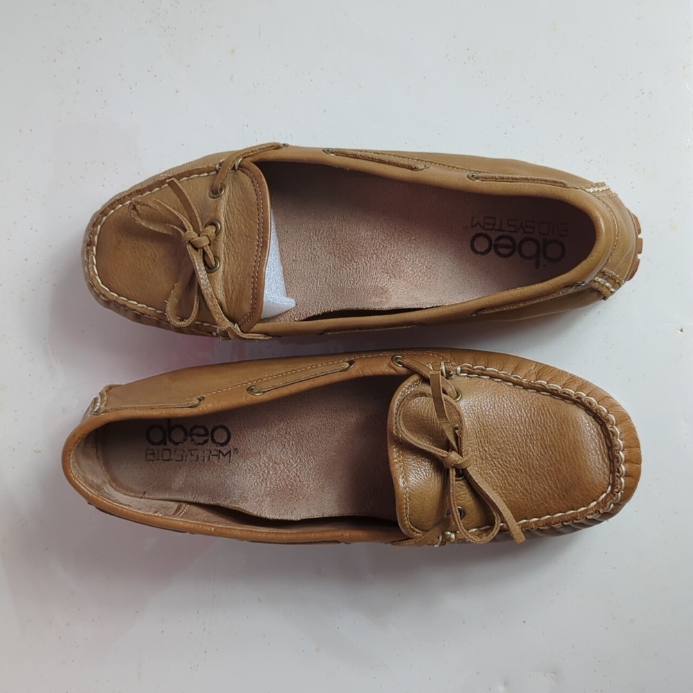 Abeo Marilee biosystems leather driving moccasin sz 7.5N